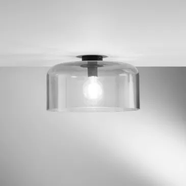 Plafonnier fumé GIBUS 1XE27...