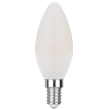 KIT 3PZ LAMPADINA LED FILAMENTO CANDELA BIANCO E14 4W 400LM 2700K 300° 35X98mm 15000h CRI80