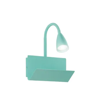 APPLIQUE GULP FLESSIBILE VERDE CON USB 2A 1XGU10 23X27X49CM