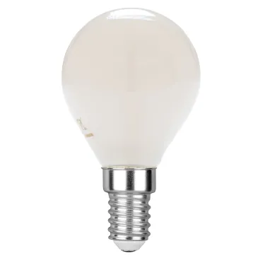 KIT 3PZ LAMPADINA LED FILAMENTO GLOBO BIANCO E14 4W 400LM 2700K 300° 45X78mm 15000h CRI80