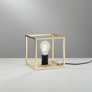 Lampada Moderna Nera e Oro E27