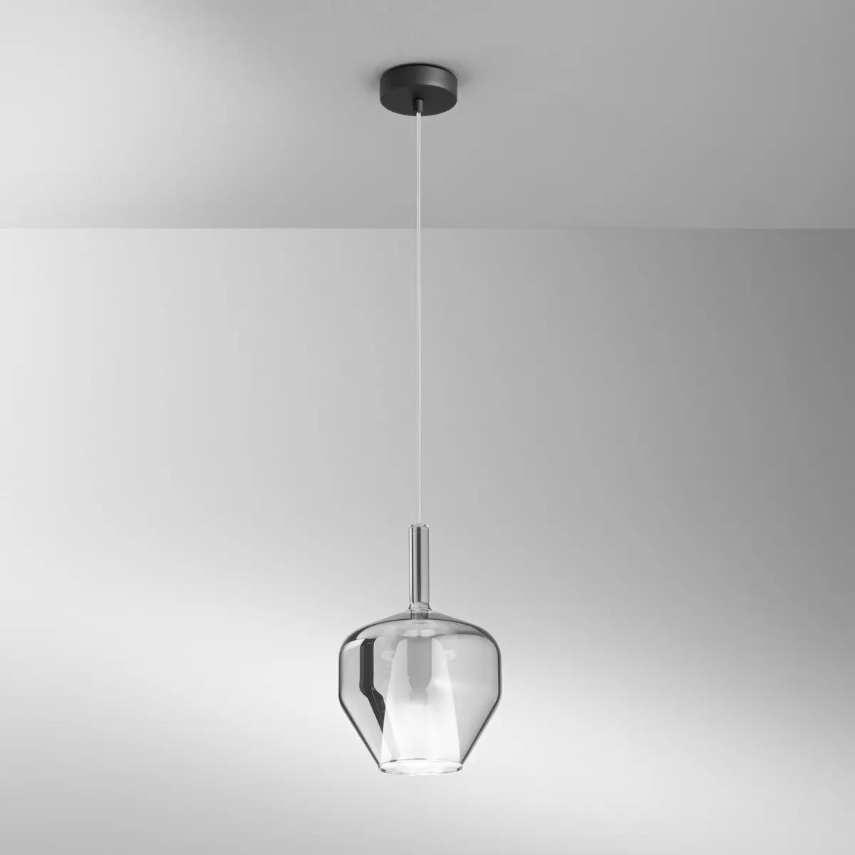 VETRO PIREX FUME' CON CAVO E CONNETTORE 20X30CM