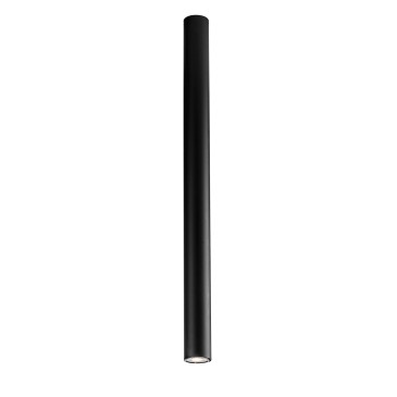 PLAFONIERA FLUKE TONDA NERA 1XGU10 5,5X5,5X75CM