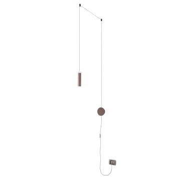 APPLIQUE LED CANDLE BRONZO IN ACRILICO E ALLUMINIO 7W 720LM 4000K 400X20X4CM