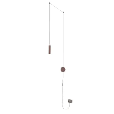 APPLIQUE LED CANDLE BRONZO IN ACRILICO E ALLUMINIO 7W 720LM 4000K 400X20X4CM