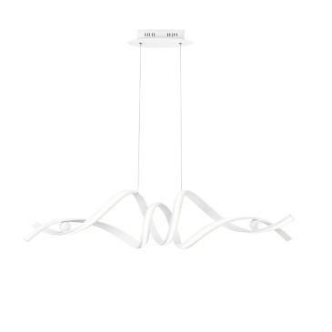 SOSPENSIONE LED MYSTRAL BIANCA 60W 8740LM CCT 115X30X124CM