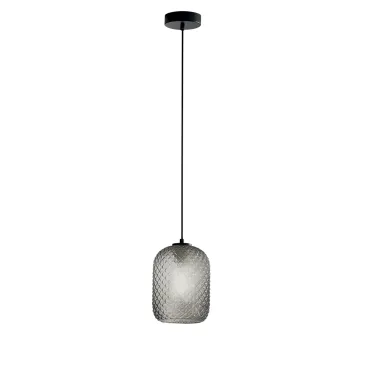 SOSPENSIONE ASHFORD OVALE FUME' 1XE27 15X150CM