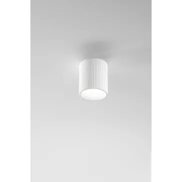 Plafonnier rond en plâtre...