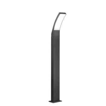 PALETTO LED SAIL ANTRACITE 12W 1440LM CCT IP65 12X16X90CM