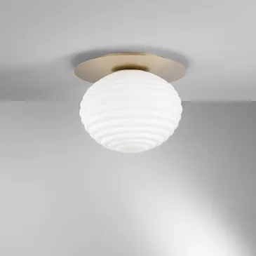 PLAFONIERA RIPPLE ORO 1XE27 35X35X28CM