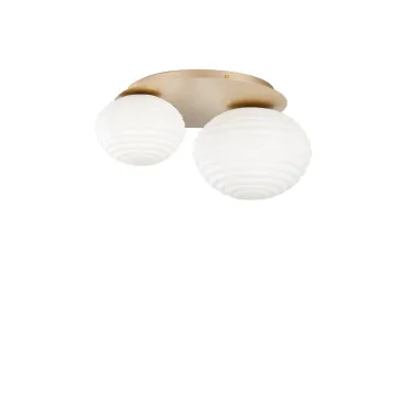 PLAFONIERA RIPPLE ORO 2XE27 45X21,5X35CM