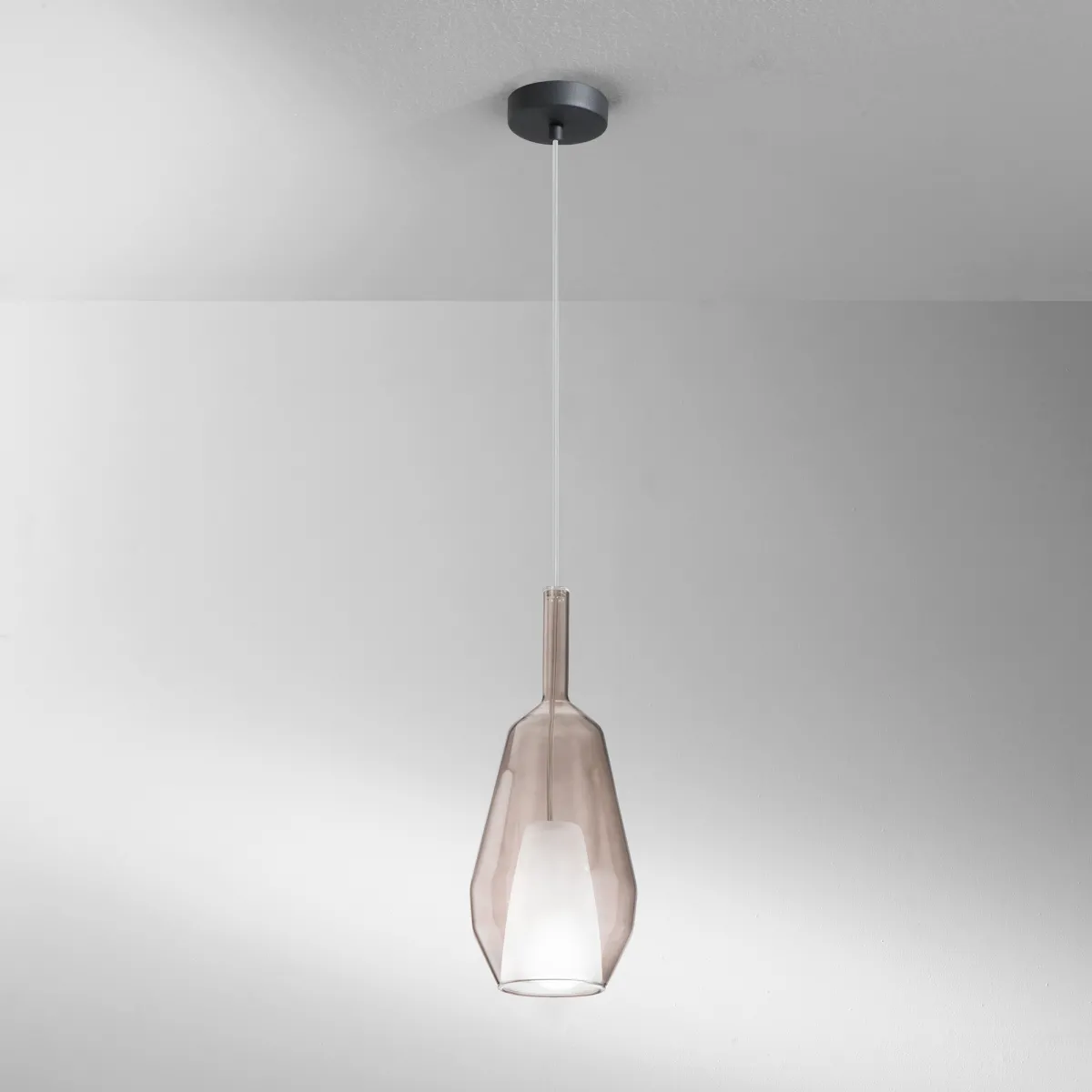 VETRO PIREX MARRONE CON CAVO E CONNETTORE 16X38CM