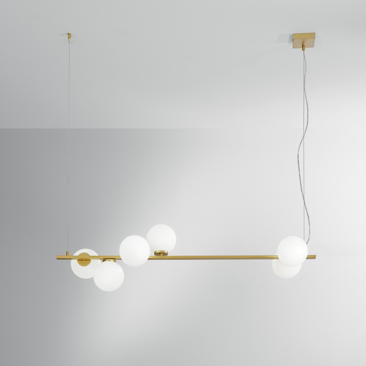 SOSPENSIONE ENOIRE ORO 6XE14 120X12X150CM