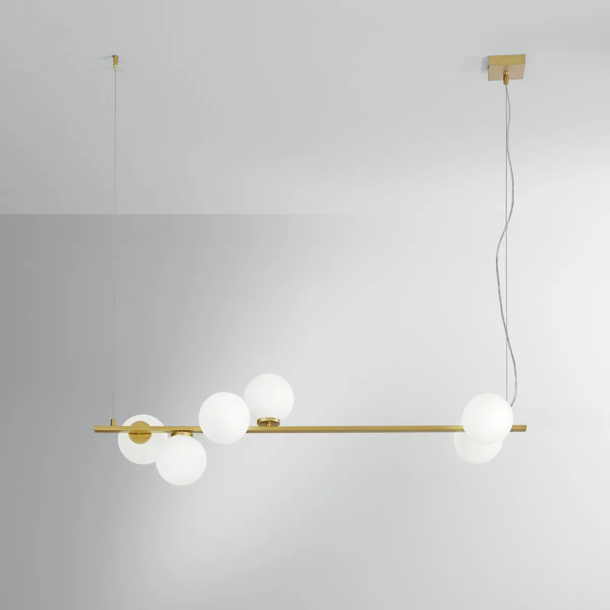 SOSPENSIONE ENOIRE ORO 6XE14 120X12X150CM