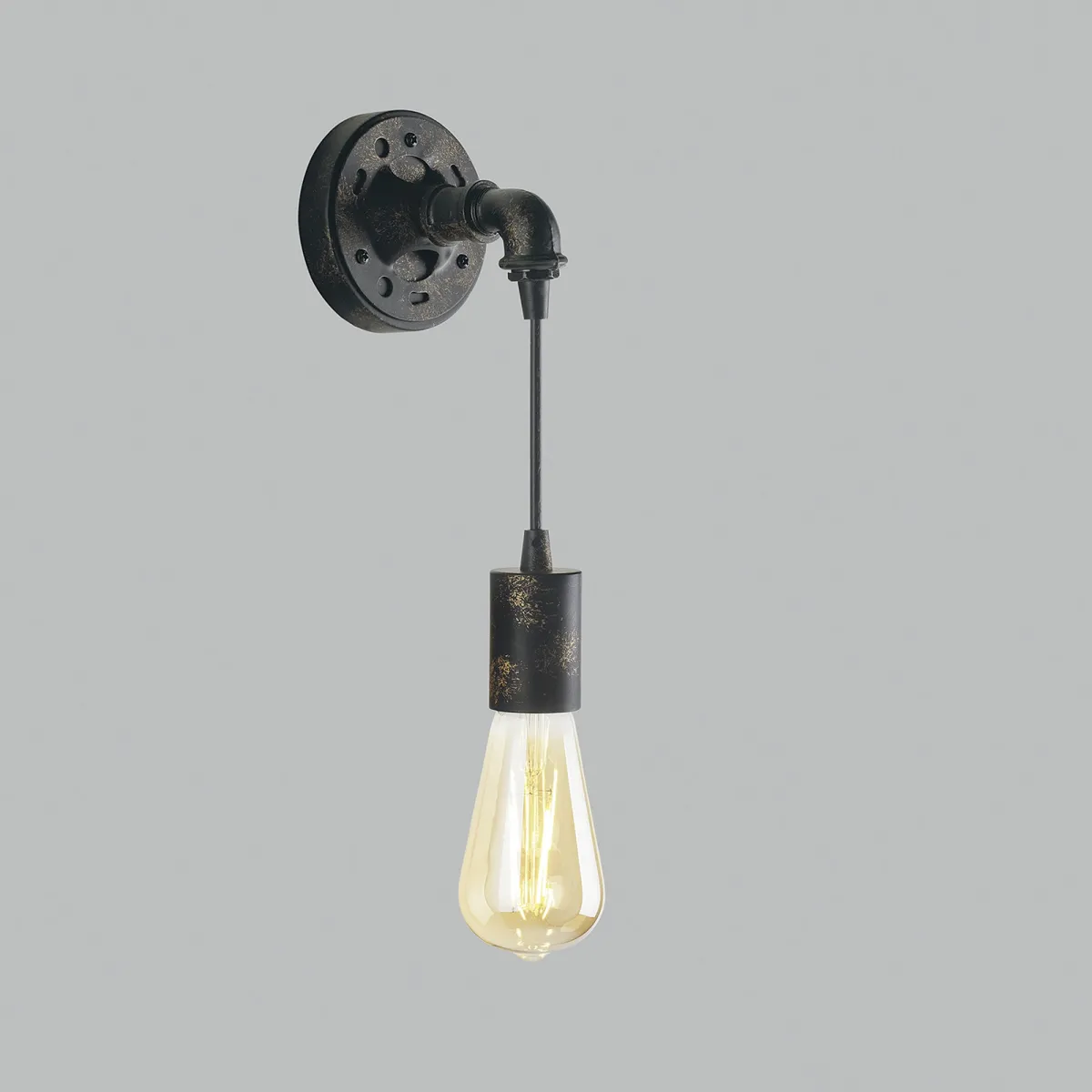 APPLIQUE AMARCORD RUGGINE 1XE27 10X12X26CM