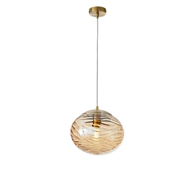SOSPENSIONE NEREIDE CHAMPAGNE 1XE27 24,8X194,7CM