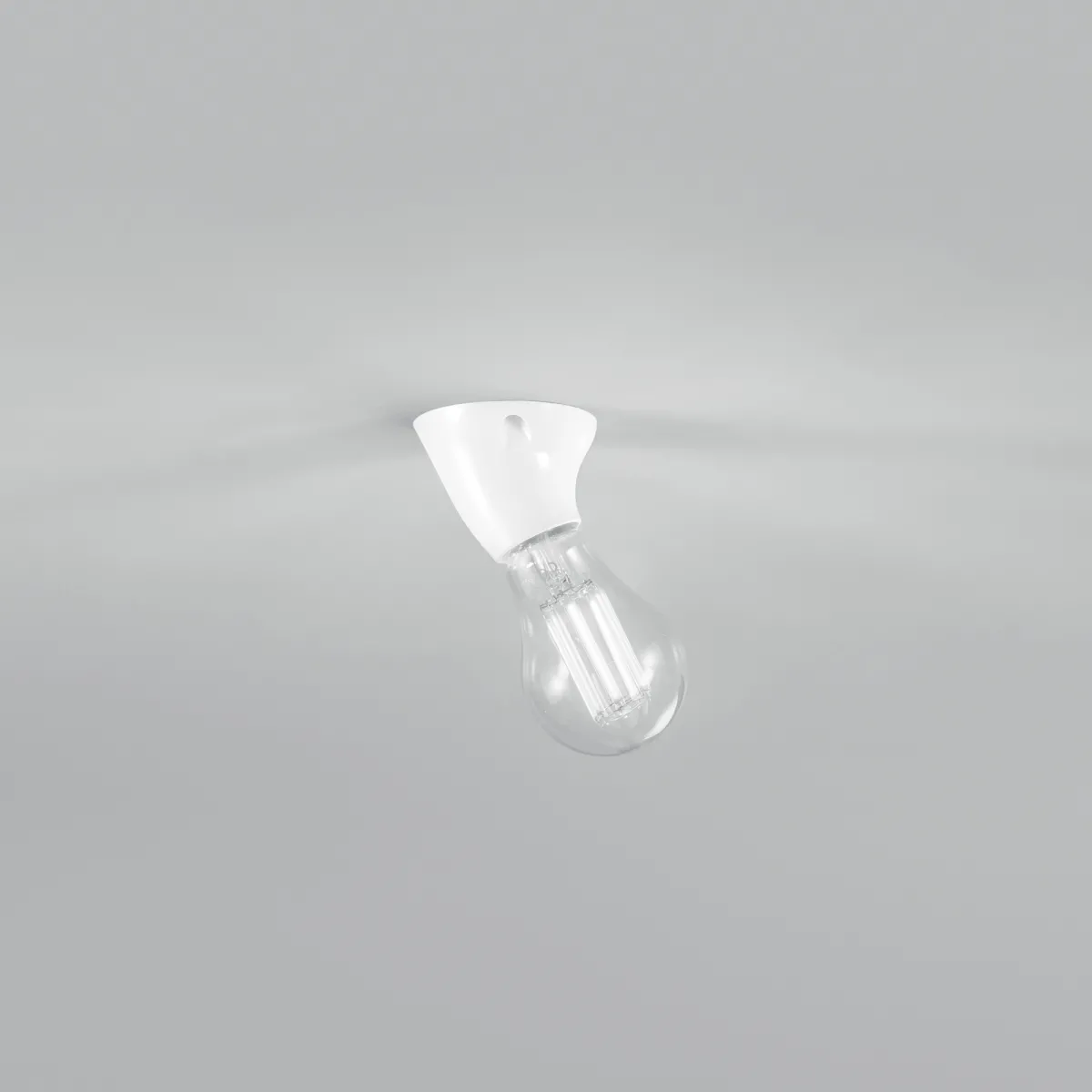 PORTALAMPADE DOUBLEU WO BIANCO 1XE27 7,5X5,7CM