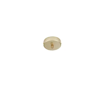 MONTATURA TONDA ORO A 1 FORO 10X4CM