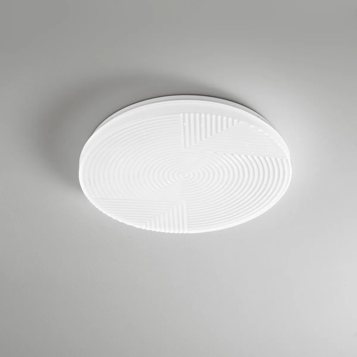 PLAFONIERA LED STREAM BIANCA 40W 6000LM CCT IP44 50X50X8CM