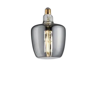 LAMPADINA LED FILAMENTO SMOKE TD160 E27 8W 250LM 1800K 300° 160X225mm 15000h CRI80