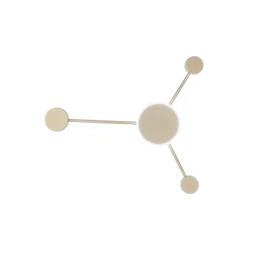 PLAFONIERA LED ETERE ORO 12W 1620LM CCT 53X46CM