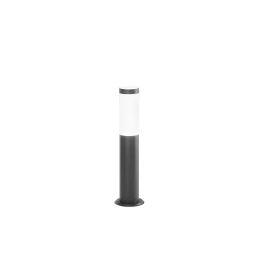 PALO TOKO IN ACCIAIO INOX E POLICARBONATO ANTRACITE 1XE27 IP44 450X115X115MM