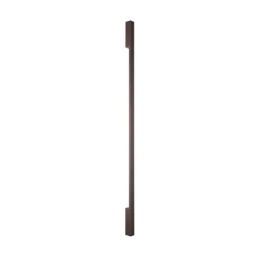 APPLIQUE LED HERCULES CORTEN IN ALLUMINIO E DIFFUSORE IN PC 47W 6800LM CCT 2700/3500/4000K IP65 60X55X2000MM