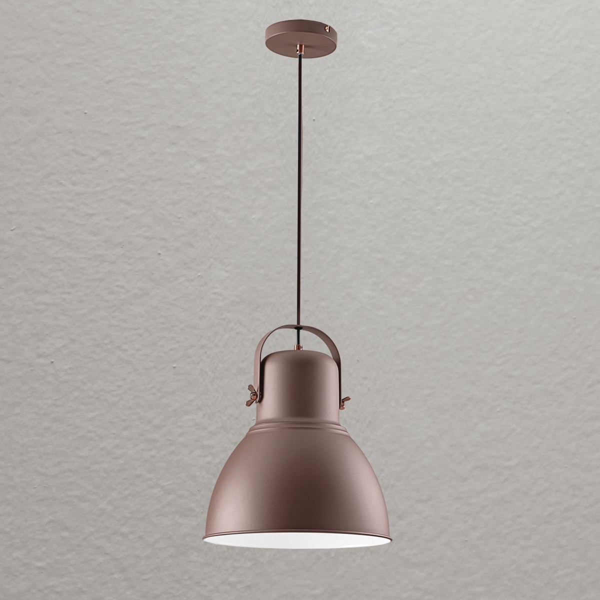 SOSPENSIONE LEGEND CORTEN/RAME 1XE27 31,5X184CM