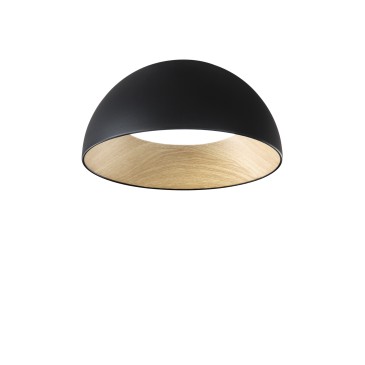 Plafoniera Moderna Nera o Oro LED 40W