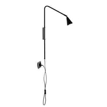 APPLIQUE ENEA NERA 1XGU10 37,7X9X69,5CM