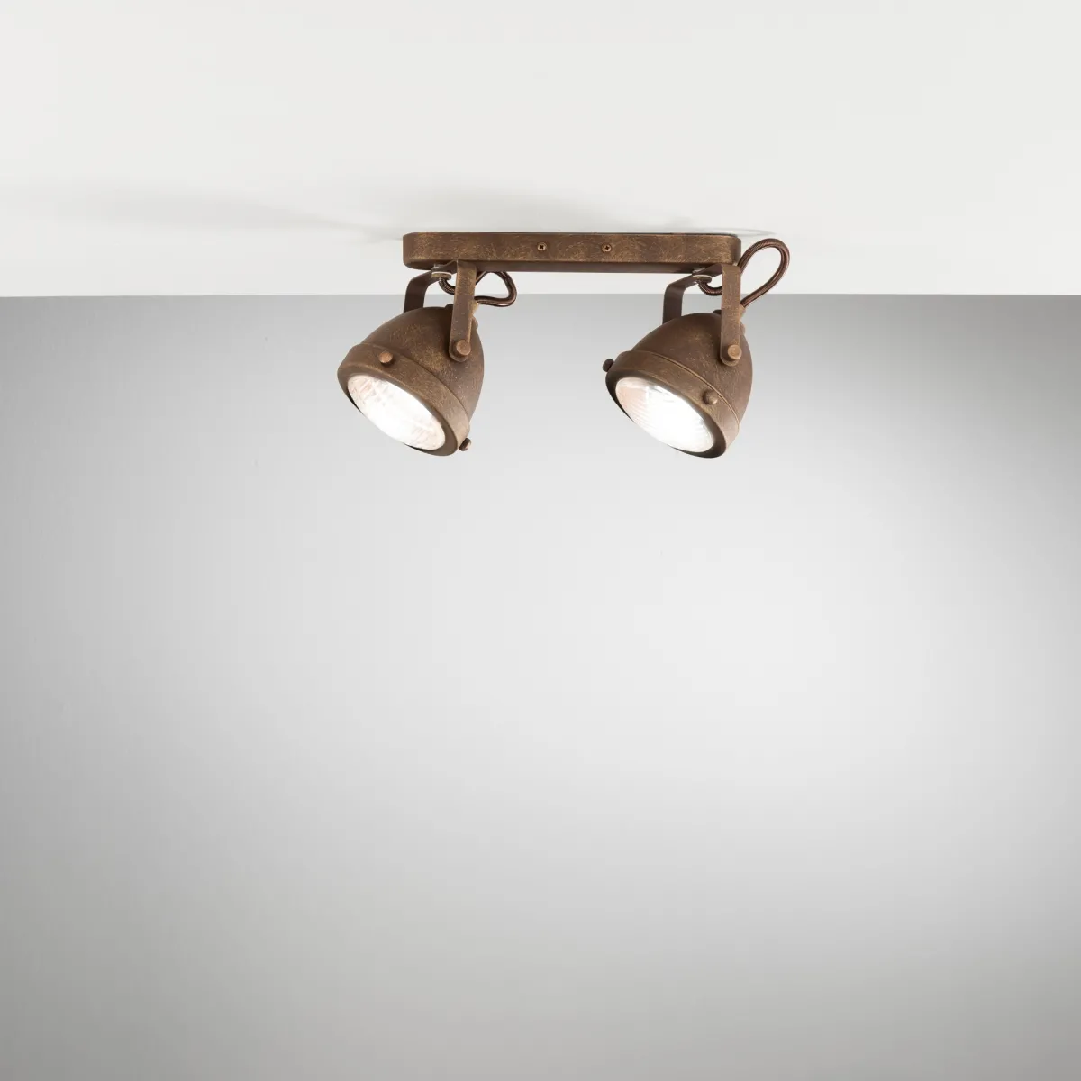 APPLIQUE HABANA RUGGINE 2XGU10 35,8X22X16,3CM