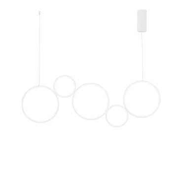 SOSPENSIONE LED FREDY BIANCA 60W 8000LM CCT 115X46,7X150CM