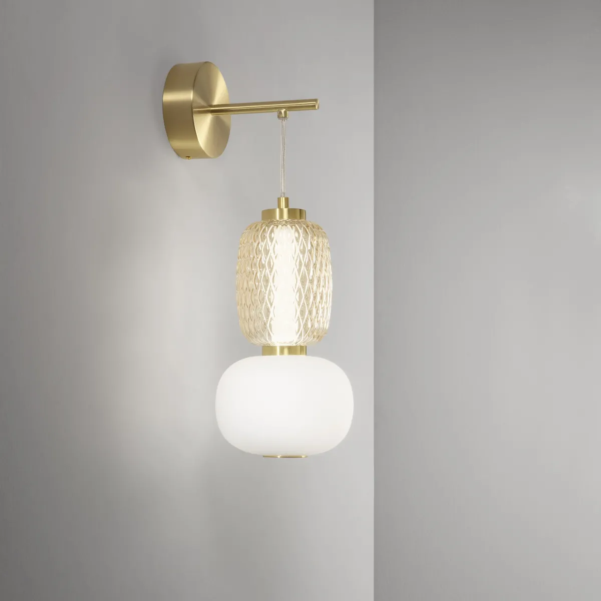 APPLIQUE LED TOTEM ORO 18W 2000LM 3000K 22X55CM