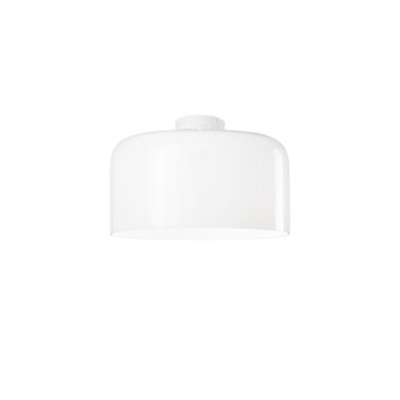 PLAFONIERA GIBUS BIANCA 1XE27 35X35X23CM