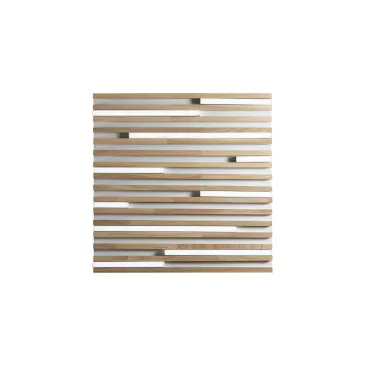 PLAFONIERA LED KUMA BIANCA IN LEGNO 40W CCT 2700/3200/4000K L50X50XH5,2 CM