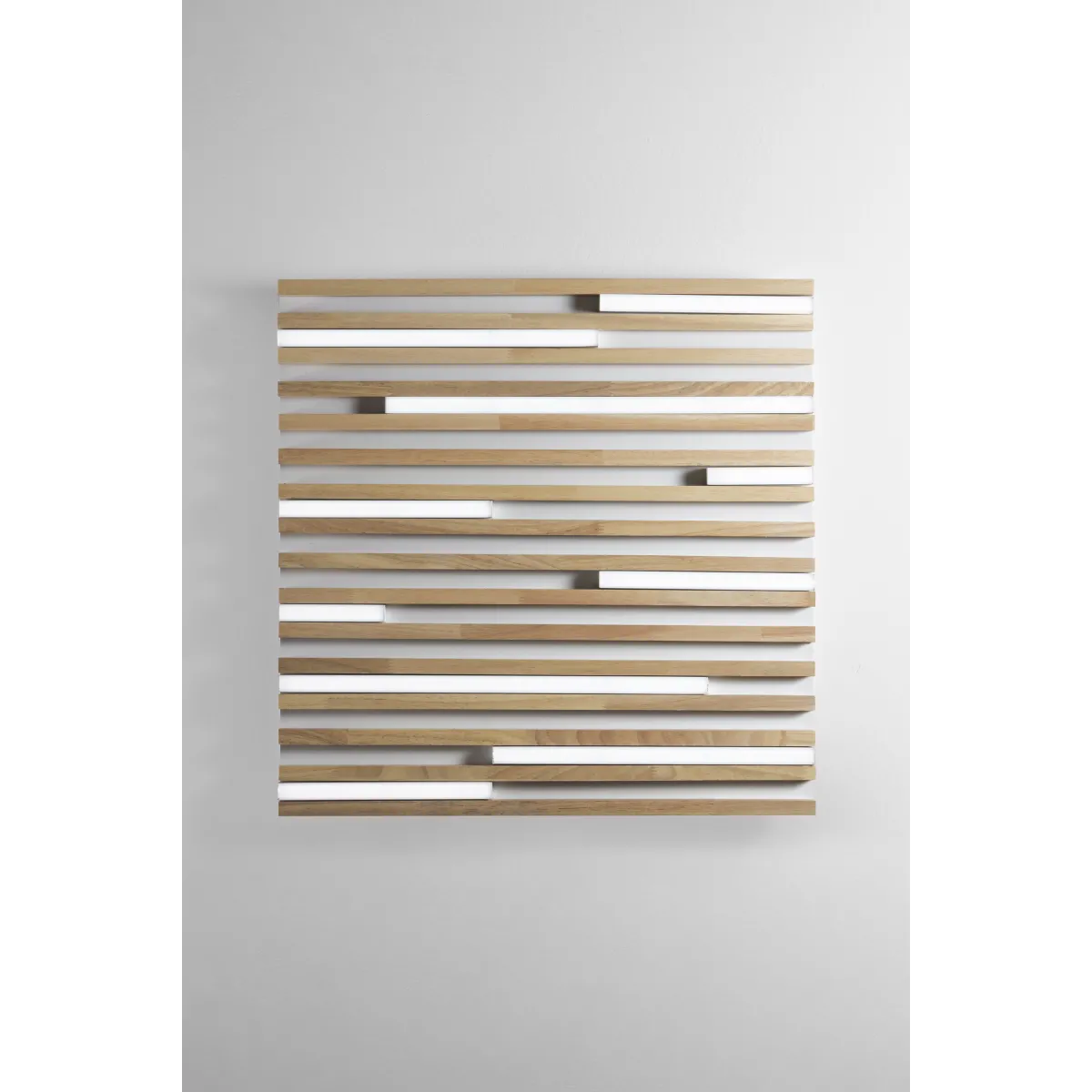 PLAFONIERA LED KUMA BIANCA IN LEGNO 40W CCT...