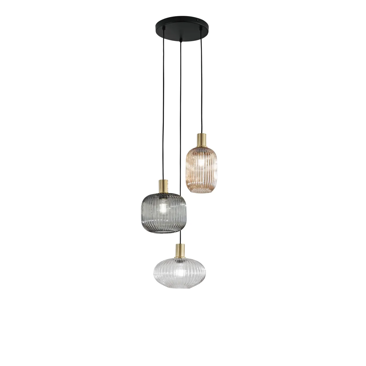 Lustre moderne à 3 lumières E27 | Mondialshop