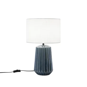 Lampe de table moderne bleu sarcelle | Mondialshop