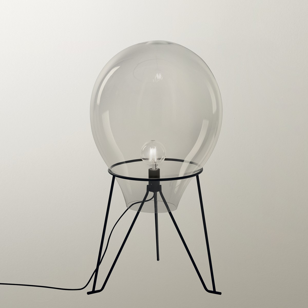 AZUMA TRANSPARENTE LAMPE 1XE27 38X63CM
