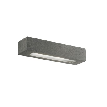Plafonnier gris ciment, 2xE14 | Mondialshop