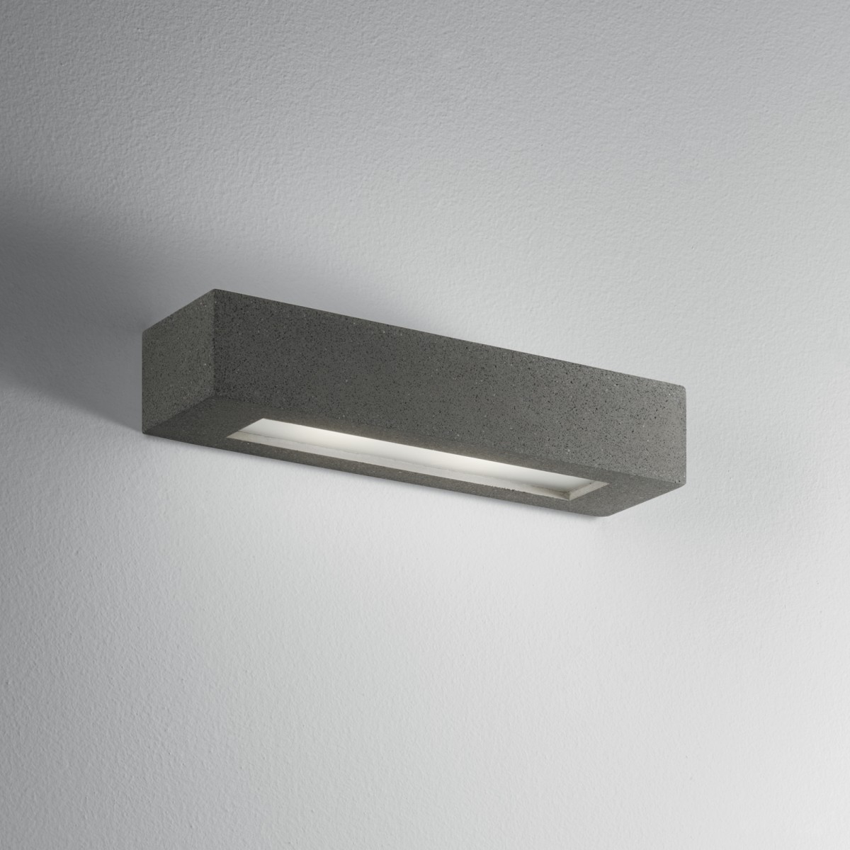 Plafonnier gris ciment, 2xE14 | Mondialshop
