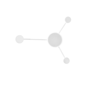 PLAFONIERA LED ETERE BIANCA 12W 1620LM CCT 53X46CM