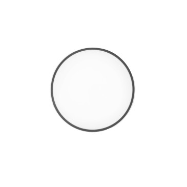 Plafonnier LED noir PANGEA 24W 3520LM CCT 41X41X6CM