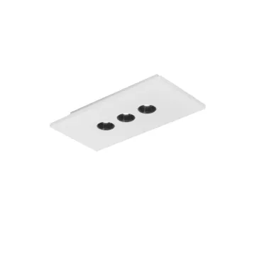 XICO Weiße LED-Deckenleuchte 3x4W 840lm Farbtemperatur 40x4,7x20cm