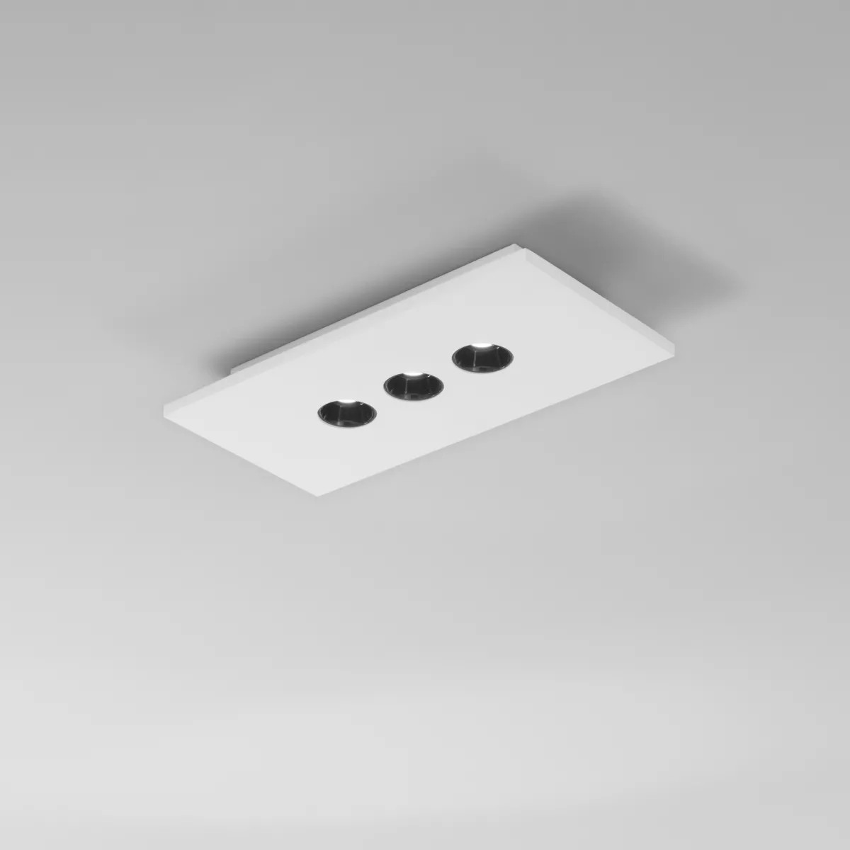 PLAFONIERA LED XICO BIANCA 3X4W 840LM CCT 40X4,7X20CM