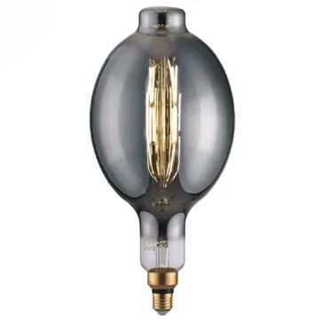 LAMPADINA LED FILAMENTO SMOKE BT180 E27 8W 250LM 1800K 300° 180X385mm 15000h CRI80