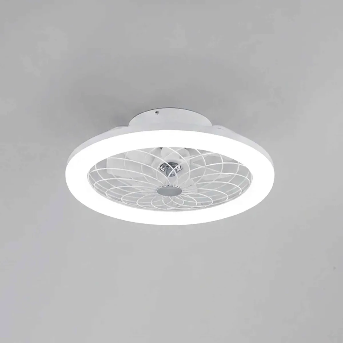 Plafonnier LED avec ventilateur et télécommande | Mondialshop