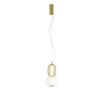 LED-Hängeleuchte „Gold Totem“, 18 W, 2000 lm, 3000 K, 17 x 196,5 cm