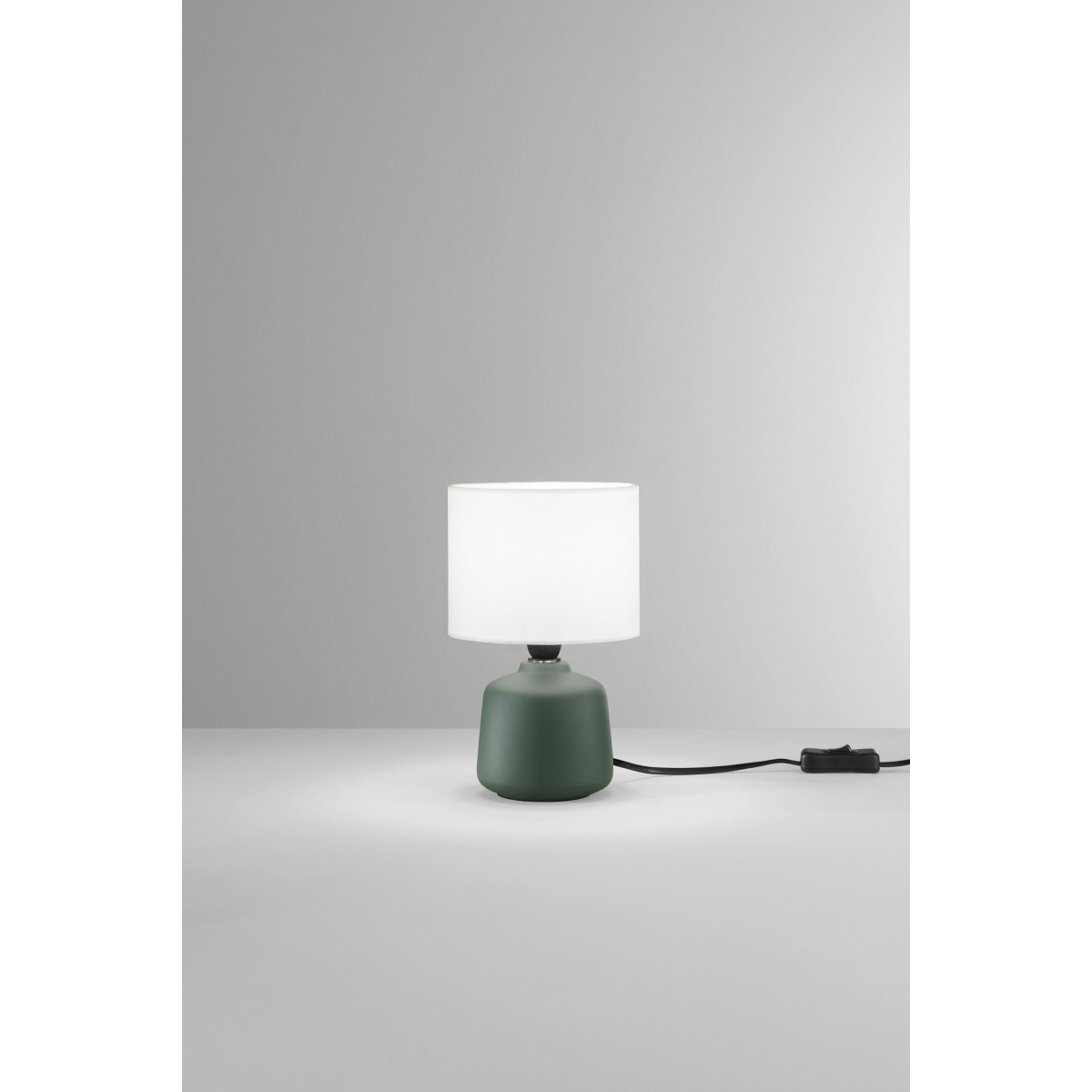 Burano-Lampe aus grüner Keramik, 1 x E14, Gesamtgröße:...