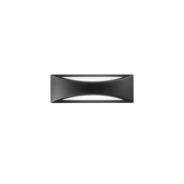 APPLIQUE LED WEISS NERA 16W 1800LM CCT IP54 36X11,3X12CM